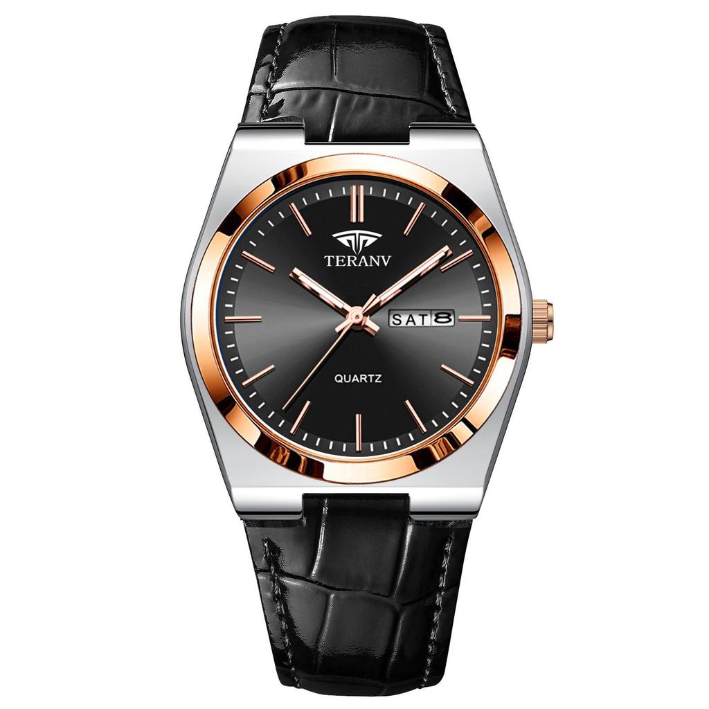 Swiss Women's Calendar Watch - Waterproof, Luminous, Alloy Steel Band