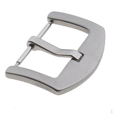 Fivela de Aço Inoxidável com Acabamento Fosco para Pulseira de Mola 16mm - 24mm