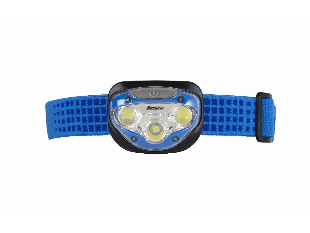 Energizer Vision LED-Stirnlampe, 2 Lichtmodi, Verstellbarer Kopfwinkel, Max. 200 Lumen, Bis zu 20 Stunden Laufzeit, IPX4, HDA323 blau