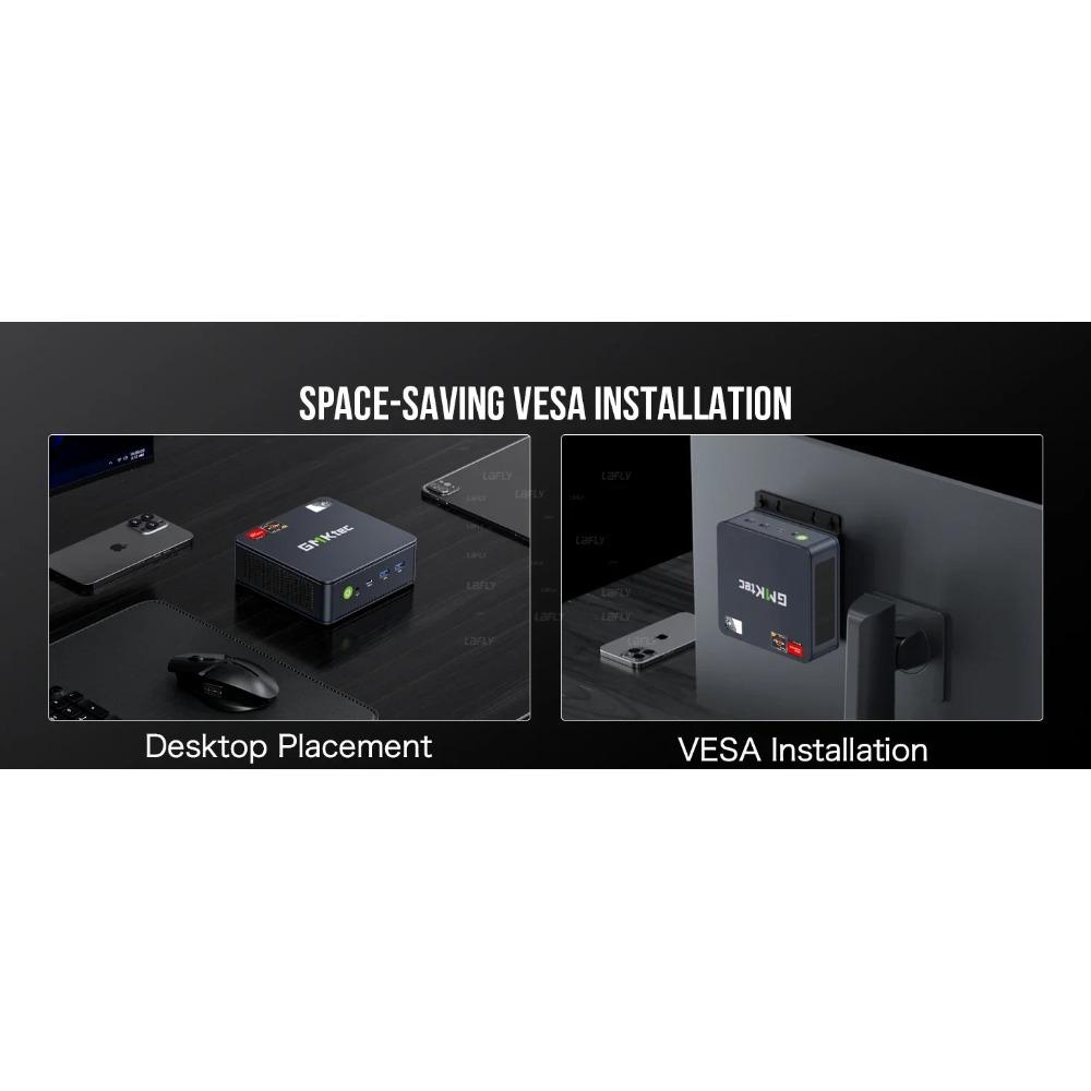 GMKtec M6 Mini PC AMD R5 6600H 6 nuclee 12 fire Computer 16GB DDR5 512GB SSD PCIe 3.0 WiFi 6 BT5.2 Mini PC Computer Desktop