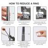 Ring Stretcher Tool, Professional Manual Ring Stretcher and Reducer, Ring Mandrel for US, EU, HK, and No. Sizes for Jewelry Repair Shops and Craftsmen