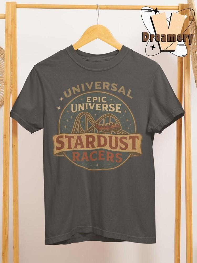 Universal Epic Universe Stardust Racers Vintage Shirt, Retro Theme Park Tee Unisex T-Shirt M