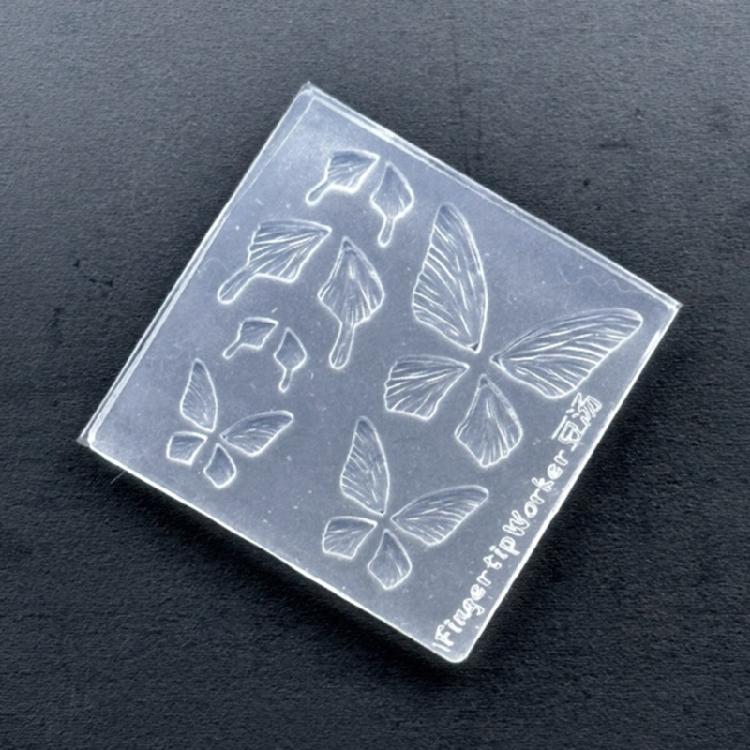 Intricate Butterfly Wing Silicone Craft Mold Reusable Tool For Epoxy Resin Art Nail Decorations Manicure Mould