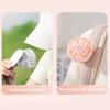 1pc Solar Powered Portable Hand Clip Fan USB Rechargeable Mini Fan Clip On Air Cooling Fan For Summer Outdoor Hiking Camping