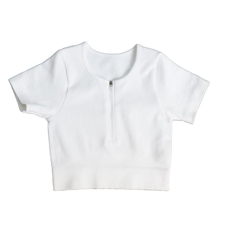 Ribbed Seamless Knitted Tracksuit: Crop Top & High Waist Butt Lift Yoga Pants, Long/Short Sleeve Options