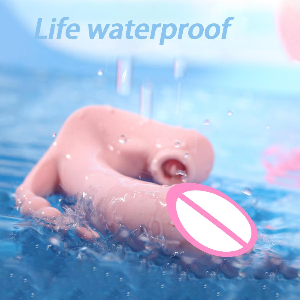 Tongue Licking Female Masturbator Wearable Vibrator Remote Control Clitoris G-Spot Anal Stimulator Massager Sex Toy For Women
