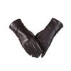 Women's Winter PU Leather Touchscreen Gloves – Fashionable, Windproof & Warm for Outdoor Cycling