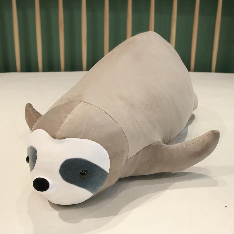 Lie Animal Penguin Sloth Doll Plush Toy Lion Teddy Bear Throw Pillow Girl Soothing Rag Doll Gift