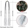 Festivals Decor Tinsel Icicle Strands Christmas Tree Tinsel Icicles  Christmas Decoration Supplies
