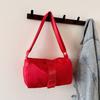 Oxford cloth messenger bag fashion high-end fitness bag women's small horizontal casual solid color shoulder toast bag