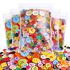 102 Stück assortierte Größen runde Harzknöpfe, 0,7–2,5 cm mehrfarbig, für DIY-Bastelarbeiten, Nähen, Stricken und Haushaltskleidung ZSY