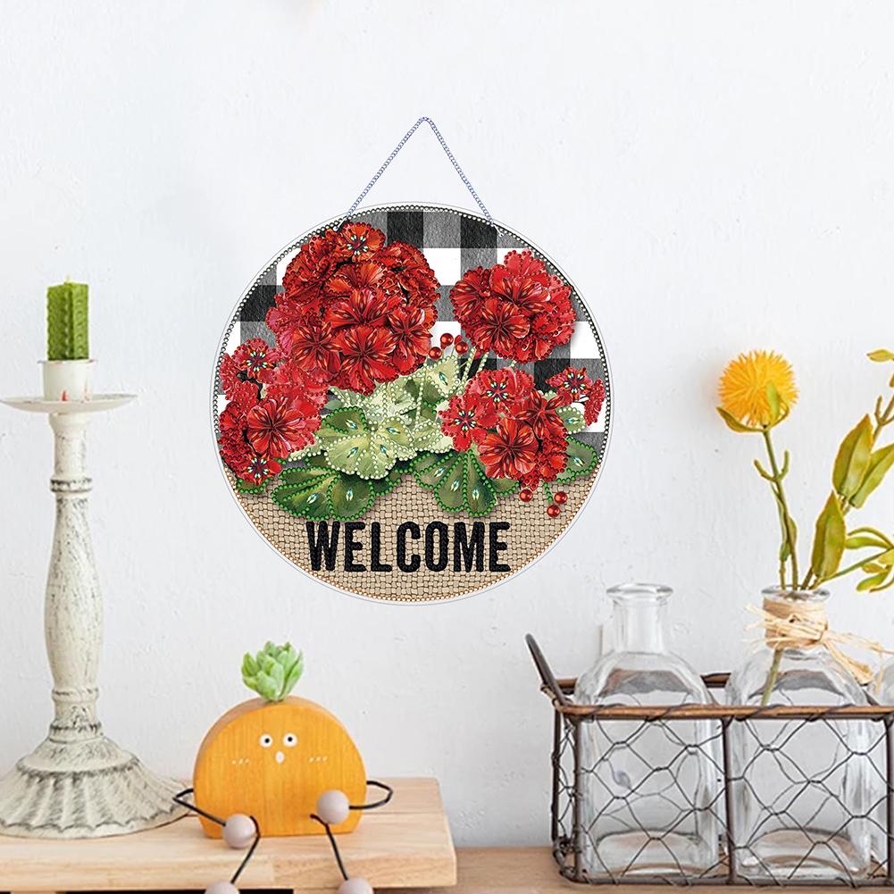 Summer Vibe 2D/Flat DIY Special Shape Rhinestone Diamond Art Window Pendants Diamond Art Pendant Wall Decor for Home & Windows