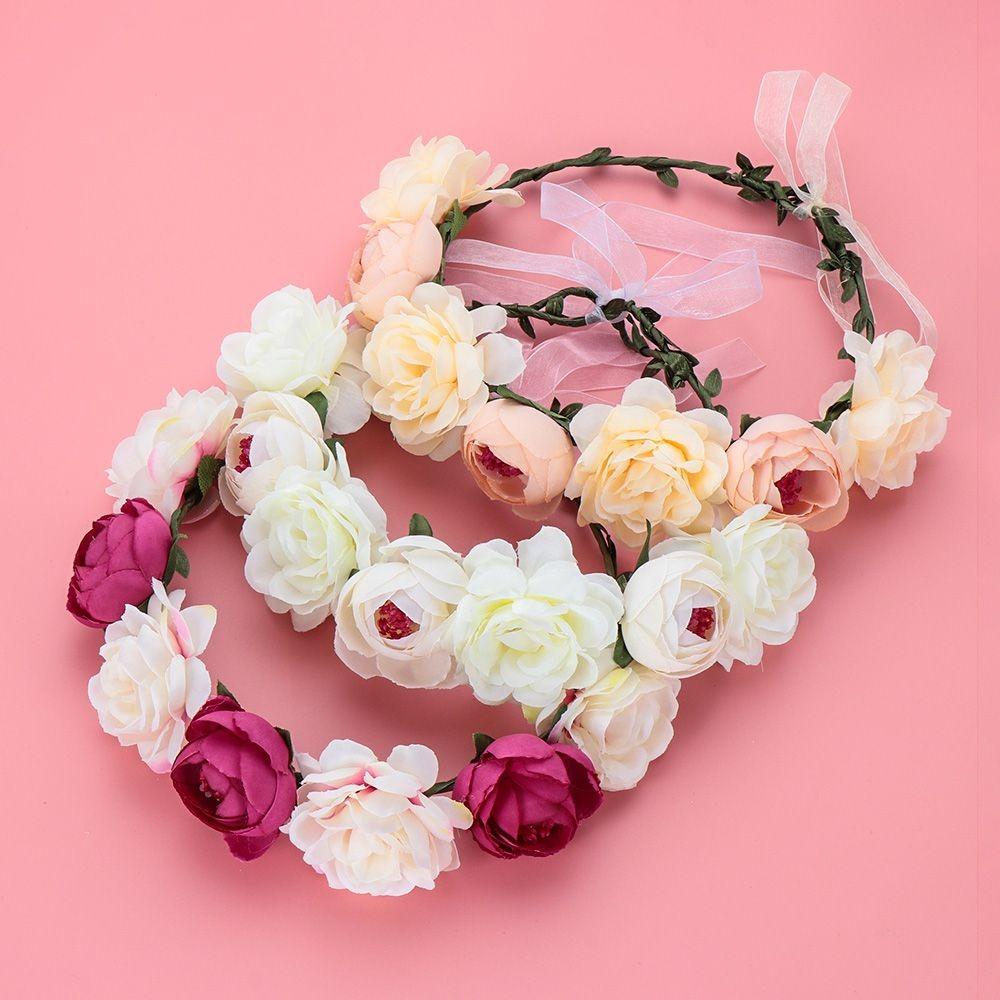 Bohemia Floral Headband Adjustable Princess Wreath New Bridal Garland  Photo Props