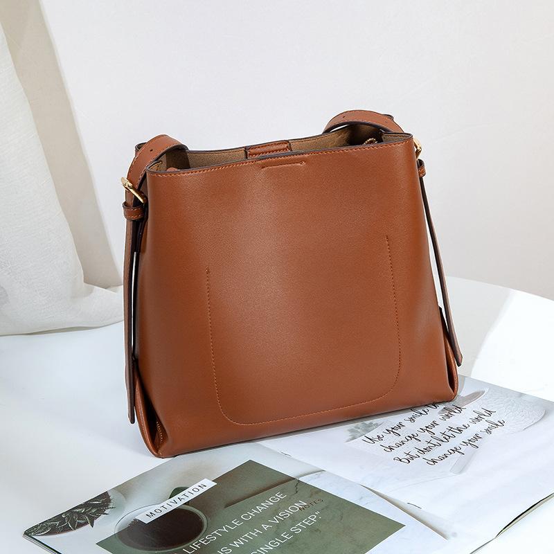 Damska torba na jedno ramię, duża pojemność, jednokolorowe torby dojazdowe, dopasowane torby na ramię ze skóry PU, nowe