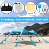Seaside Portable Camping Canopy Tent Sunshade for Outdoor Beach and Fishing