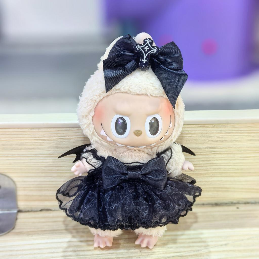 17CM Pendant Doll Baby Clothes First, Second and Third Generation Blind Box Dress Set Accessories