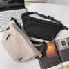 New Handbag Large Capacity Crossbody Bag Nylon Belt Pouch Travel Hip Bag Casual Solid Color Chest Bags Couple Young Student