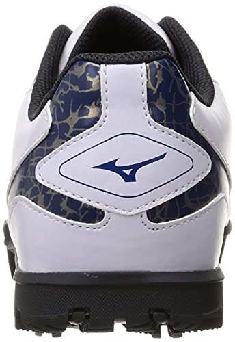 Mizuno Wide Style Light Golf Shoes, Men's, White/Navy, Size 27.0 Cm, 4E