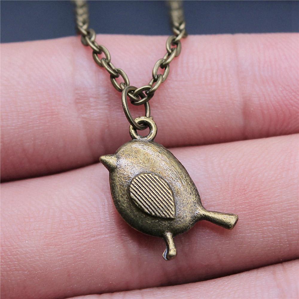 

Ожерелье с совой и орлом на шею, 43 см, цепочка, женские украшения, этнические принадлежности на День матери A06-1pcs-20x13mm