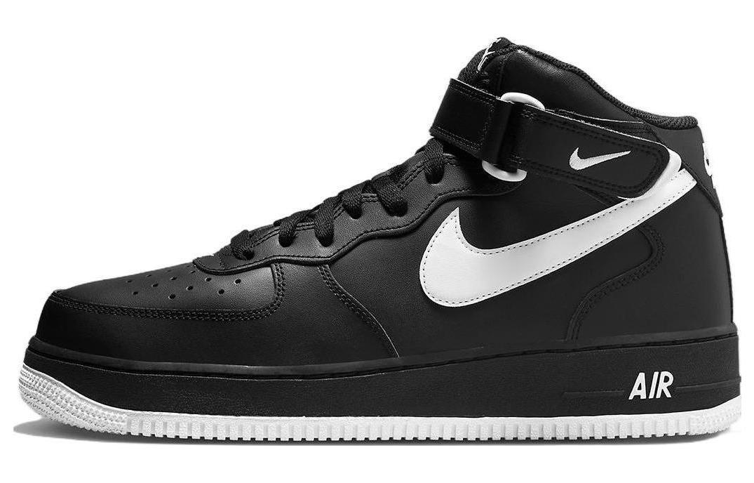 

Nike Air Force 1 Mid 07 Black White Sole DV0806-001 41