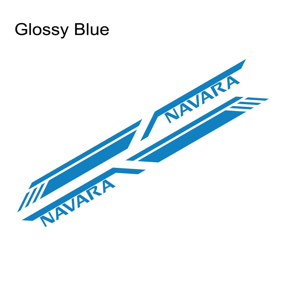 Car Trunk Side Sticker For Nissan Navara D40 D22 D23 NP300 Pickup Truck Stripes Style Decals Vinyl Cover Auto Tuning Accessories