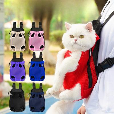 Dog and Cat BackpacksPet Backpacks Dog Outings Mesh Fabric Breathable Cat Backpacks Small and Medium-sized Dogs