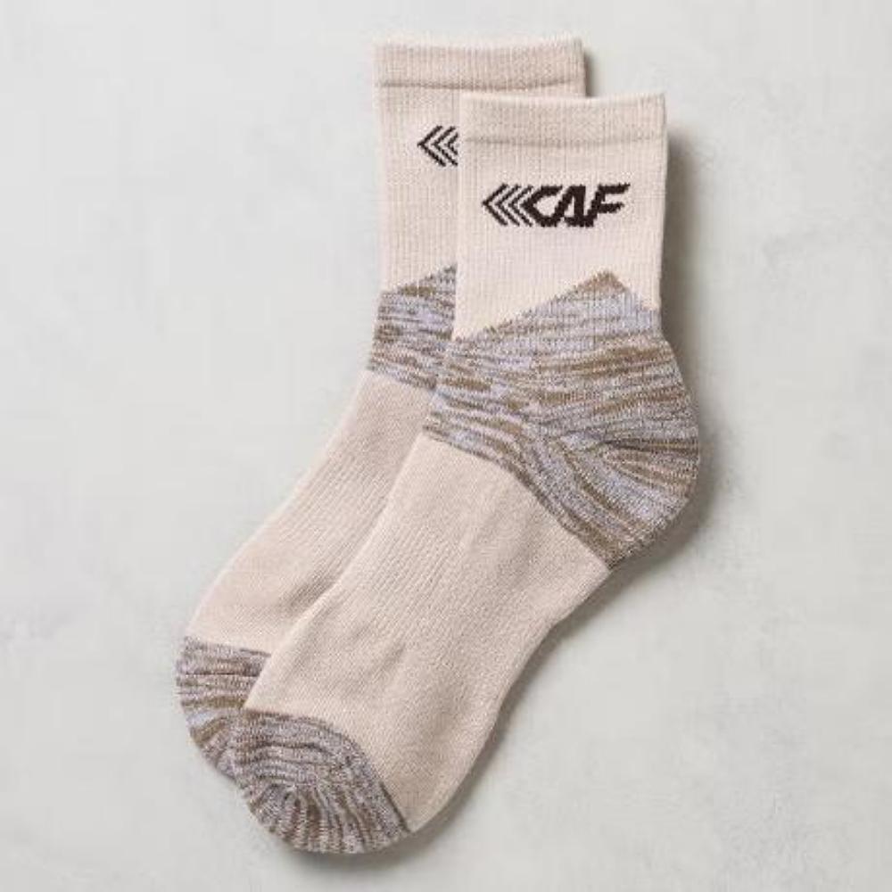 Le CAF Women's Sports Socks[6~8(US) 3.5~5.5(UK)37~39(EU)] Beige/Blue