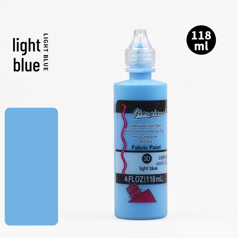 Giorgione 18-Color 3D Acrylic Paint Set for Kids - Fluorescent & Dimensional Painting