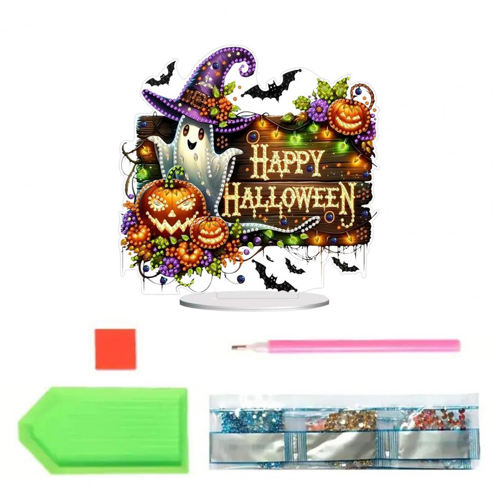 Halloween Faux Painting Kit Stress-relief Faux Painting Halloween Themed Painting Kit for Kids Diy Special Shaped for Crafting