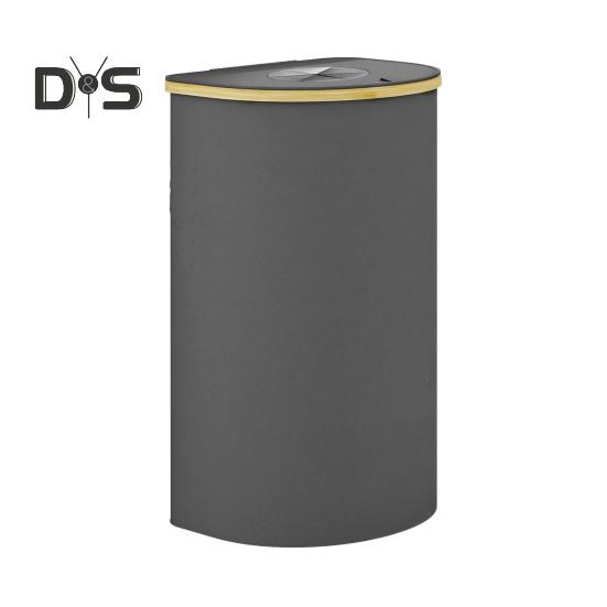 

Мусорный бак Большая вместимость Прочная несущая конструкция Складная конструкция Бутылки Банки Органайзер для кухни Складной мусорный бак серый