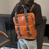 Japanese Fashion Solid Color Casual Backpack