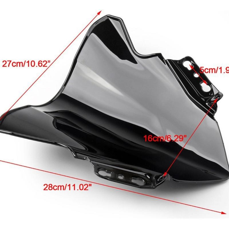 Motorcycle Windshield Windscreen High Clarities View Wind Deflector Windscreen For 250SL 2014-2017
