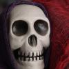 Halloweenská závěsná dekorace lebky ducha venkovní strašidelná ponurá smrtka děsivý létající kostlivec duch pro verandu dvůr zahradu stromová dekorace