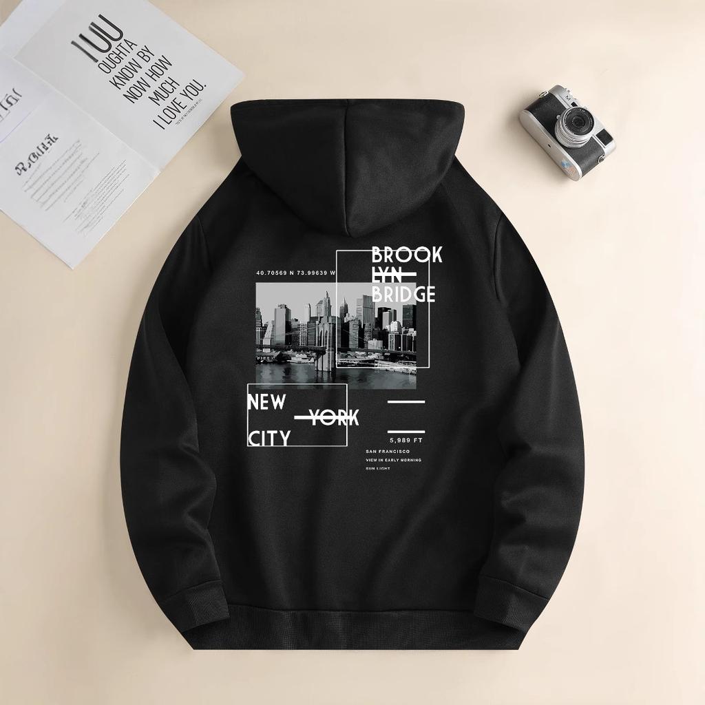 Men'S New Fashion Hoodie  Everyday Drawstring Hooded