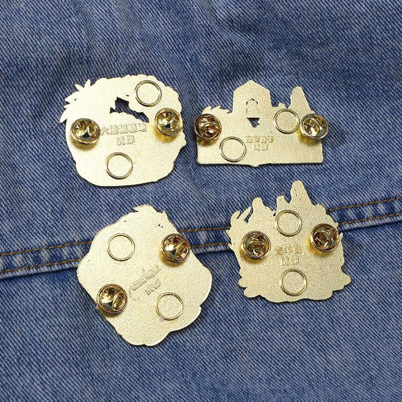 Sichuan Chengdu Cultural Tourism Scenic Spot Brooch Alloy Panda Badge Souvenir Peripheral For Wuhou Temple Du Fu Thatched Cottage
