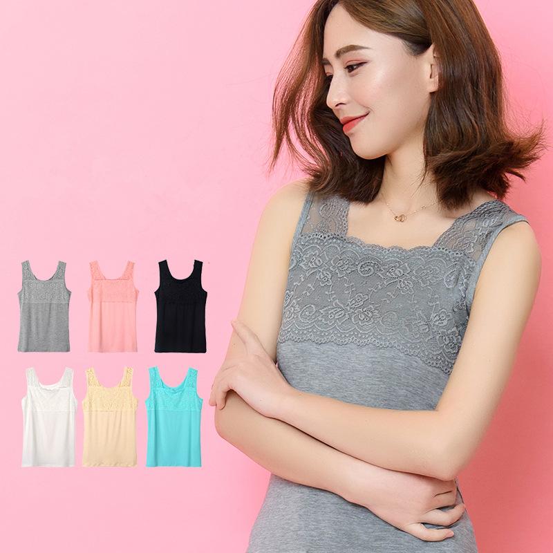 Modal lace suspender vest women's thin sports top summer tight inside and outside wear bottoming underwear women