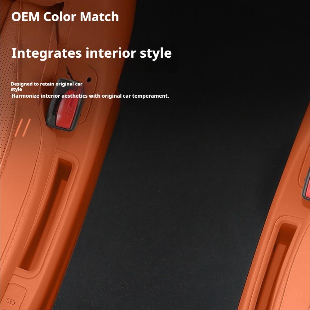 Fit For LYNK & Co 900 2025+ Car Specialized Second Row Seat Side Storage Box Phone Slot Mat Interior Decoration