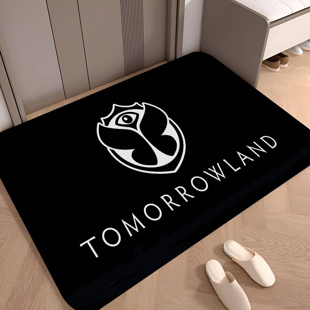 T-Tomorrowland Music Logo Tappeto per Corridoio Stile INS Morbido Pavimento per Camera da Letto Tappetino per Lavanderia Casa Tappeti Antiscivolo per Zona Comodino