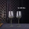 Vintage Enamel Color Red Wine Glass Crystal Glass Goblet DECANTER SET Wineglass Champagne Wine Glasses Whiskey Cup Cups Drinking