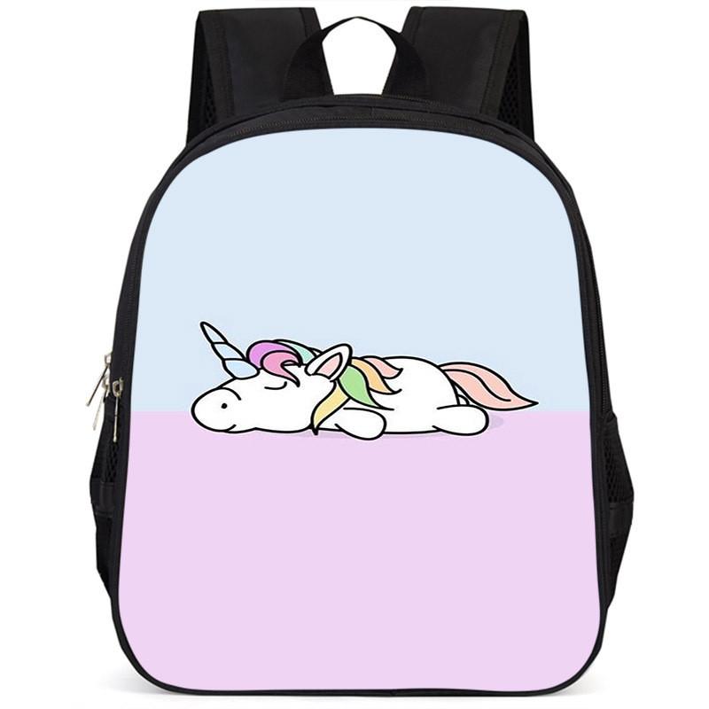 Trendy Unicorn Backpack For Elementary Students Spacious And Light Design Style X