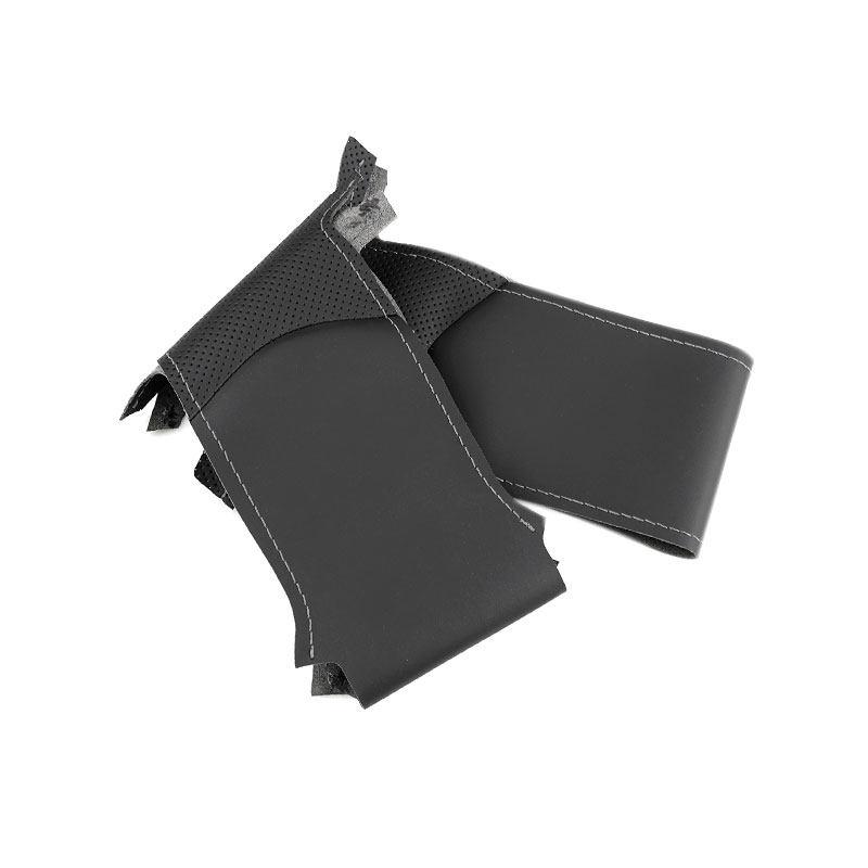 For Hyundai Sonata 8th 2011 2012 2013 2014 Car Interior Accessories Steering Wheel Cover Microfiber + Perforated Leather Trim