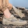 Zapatos informales de malla para hombre, mocasines cómodos para conducir, zapatos planos de verano