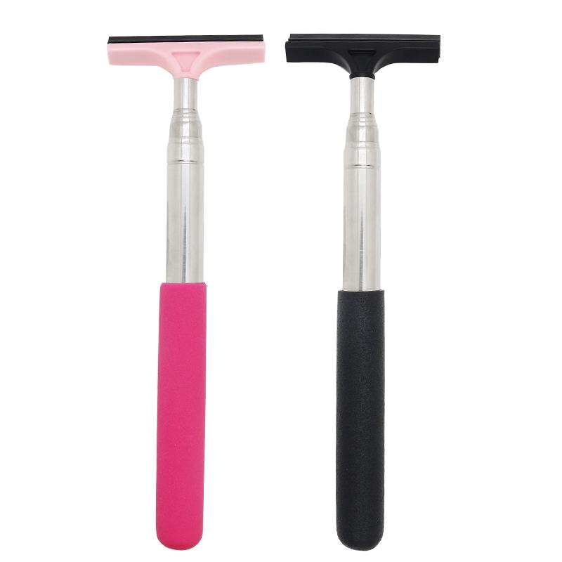 Teleskopischer Auto-Rückspiegel-Wischer Reinigungsgerät Auto-Glasabzieher mit langem Griff zur Fensterreinigung