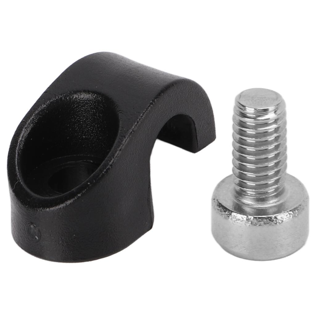 Fahrrad Bremskabel Klemmen U-Klemmen Schaltzugführung C-Klammer Schnalle Kunststoff für Mountainbike Rennrad Schwarz