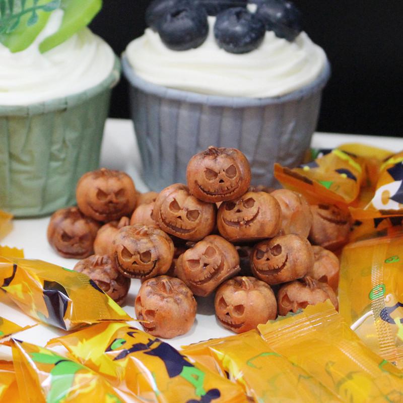 20/10 Stück Harz Mini Halloween Kürbis Miniatur Halloween Dekoration Feengarten Haus Ornament DIY Bastelornamente Dekoration