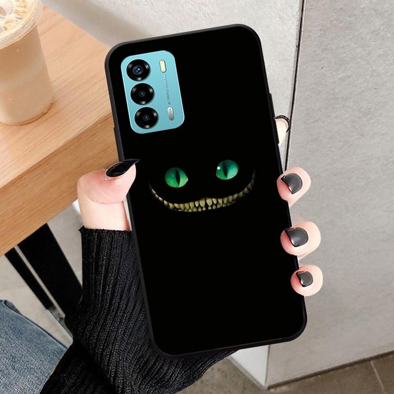 For ZTE Blade V40 Vita Case 8045 6.75" Animal Cartoon Soft Silicone Funda for ZTE Blade V40 Vita Phone Cover V40Vita Black Coque