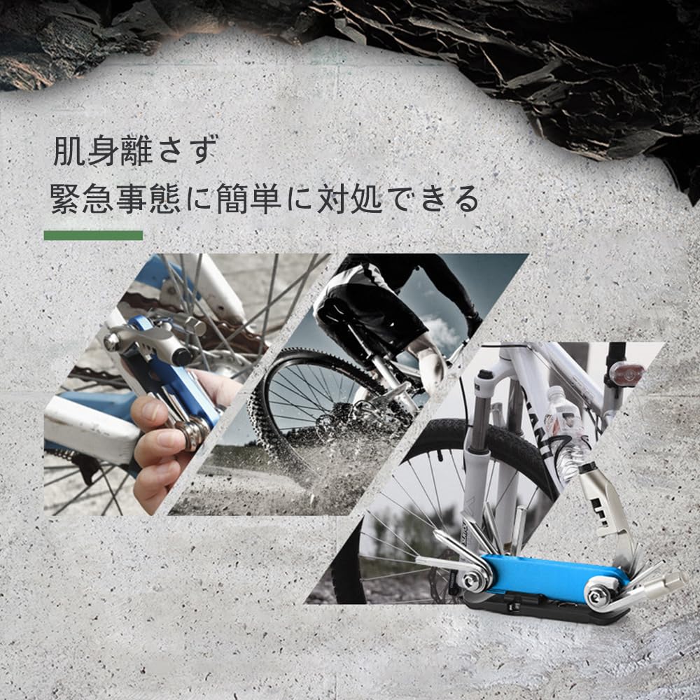 WANJICHENRUI Portable Multi Tool Hex Wrench Bicycle Tool Set Folding