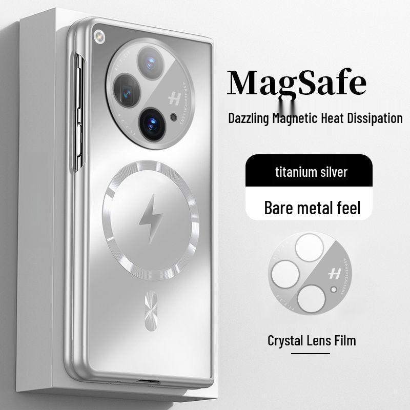 

OPPO Find N3 Magnetic Frosted Lens Protective Case - Full Coverage & Anti-Fall Design for Folding Screens OPPO Find N3