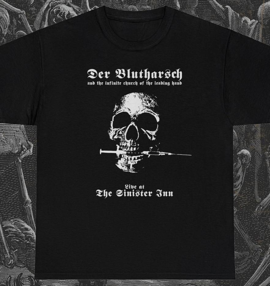 

Der Blutharsch Live At The Sinister Inn T-Shirt, Rock Punk , Unisex tee L
