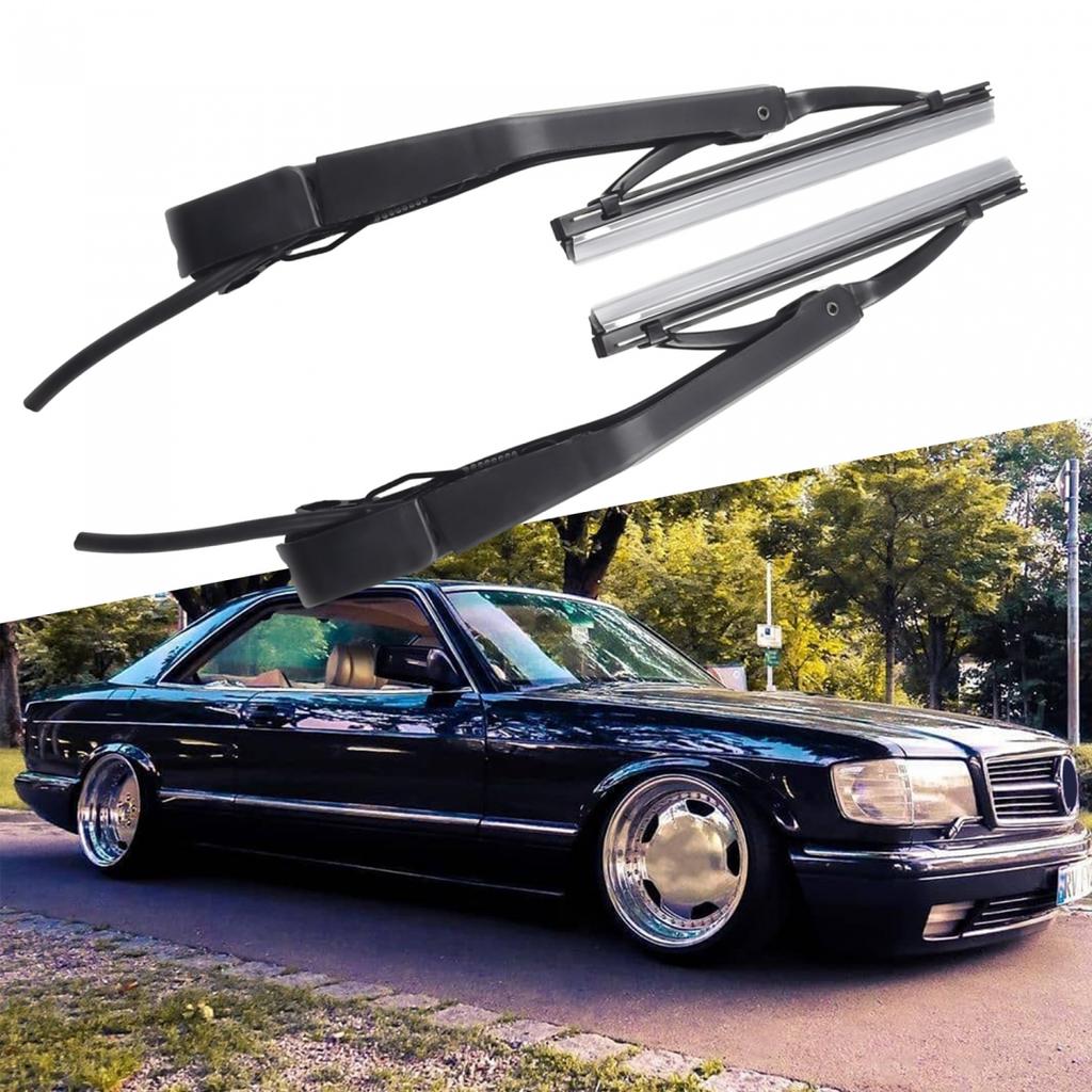 Black Wiper Arms Headlight Plastic A1268204644 Brand New